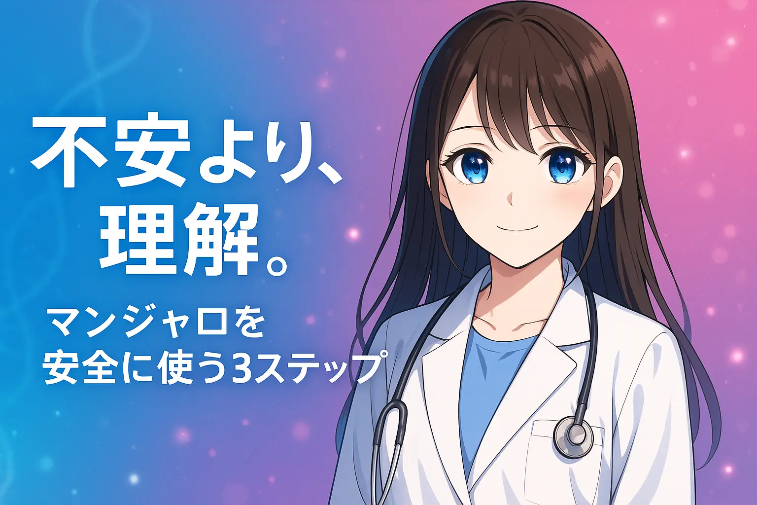 不安な人必見｜マンジャロを安全に使う“3つのルール”