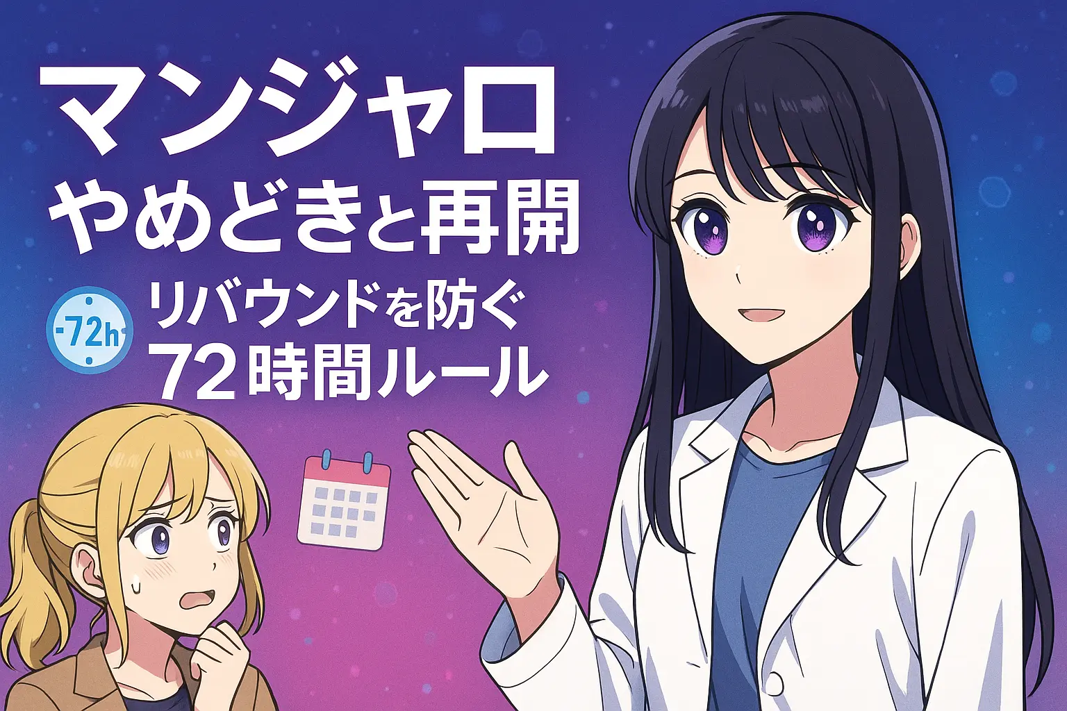 マンジャロを中断するタイミングと再開のルール徹底ガイド