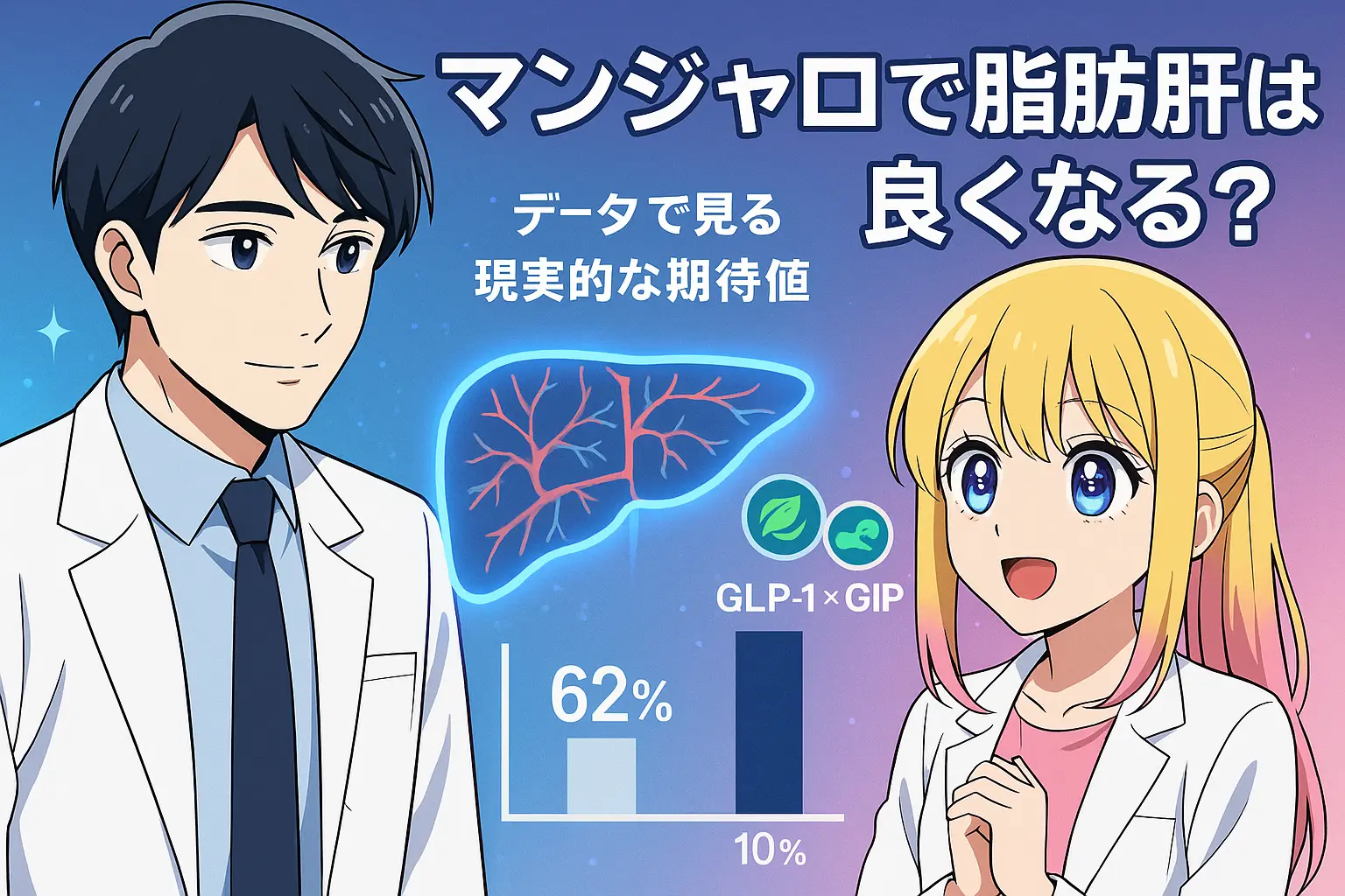 マンジャロが脂肪肝改善に与える可能性を研究データで解説