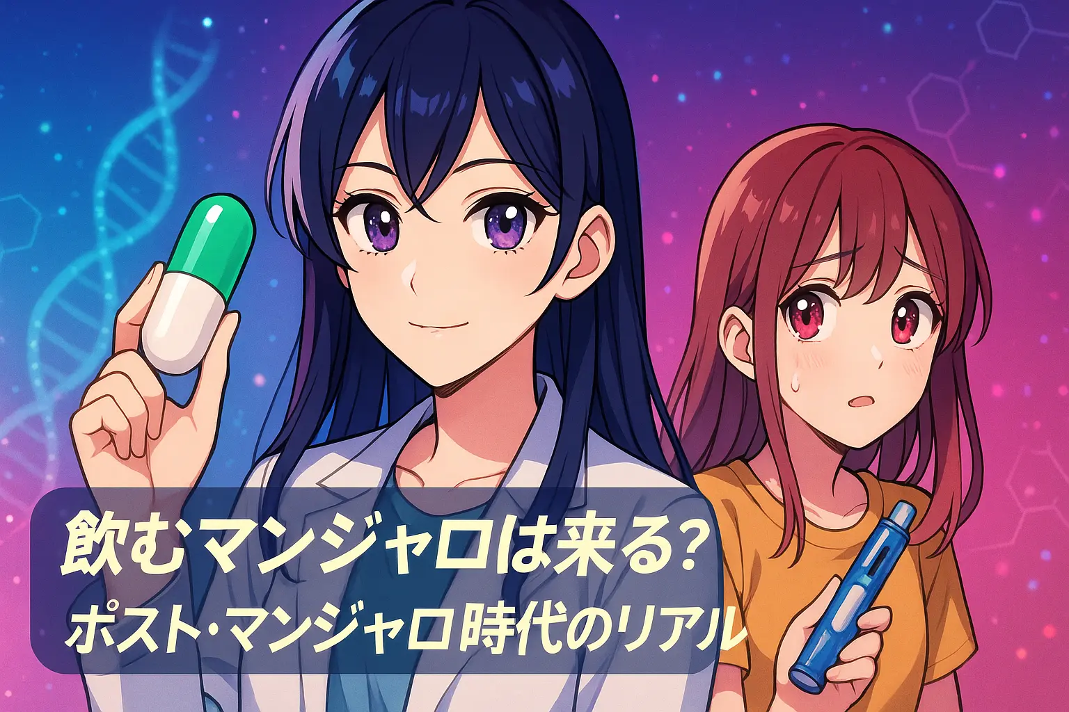 マンジャロは注射だけじゃない？次世代ダイエット治療の未来図