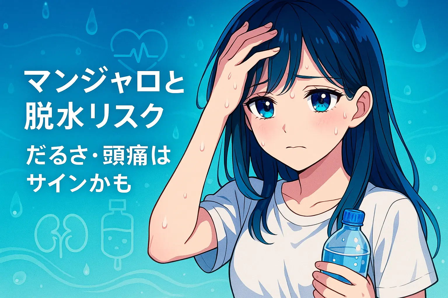 マンジャロ使用中の脱水リスクとは？見逃しがちな危険サインと対策