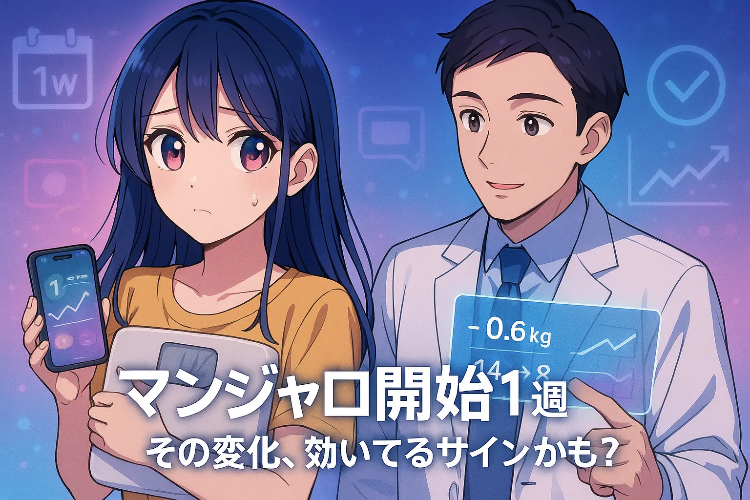 マンジャロ開始1週間で起こりやすい変化と注意点