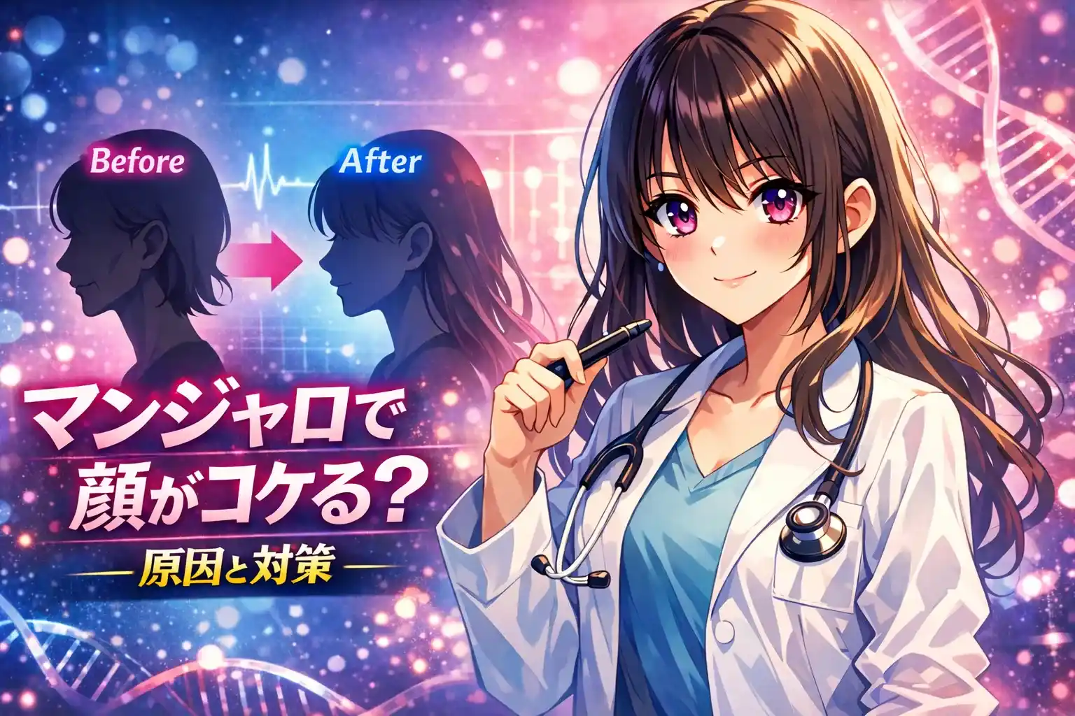 マンジャロで顔がこけると言われる理由と安全な対策：20代が今すぐできるケア