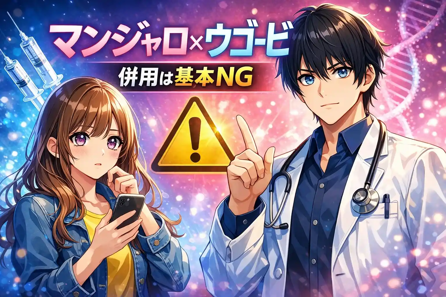 マンジャロとウゴービは併用できる？比較と注意点を若者向けに解説完全ガイド
