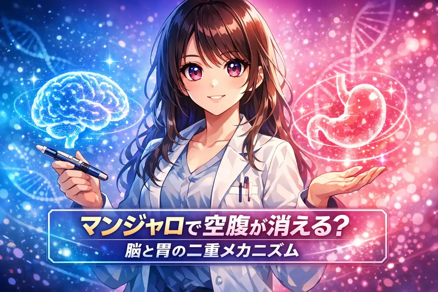 マンジャロはなぜ空腹を感じにくくなるのか？脳とホルモンでわかる仕組み