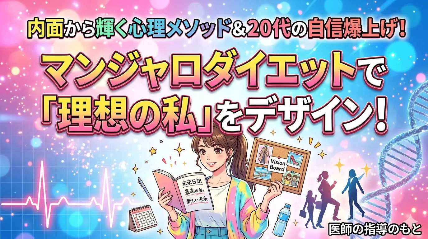 マンジャロダイエットで『最高の私』をデザイン！理想の未来を描く心理学