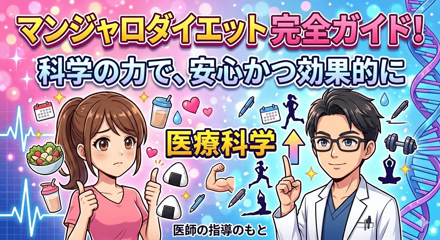 マンジャロダイエットは医療のチカラ！安全に痩せるための新常識