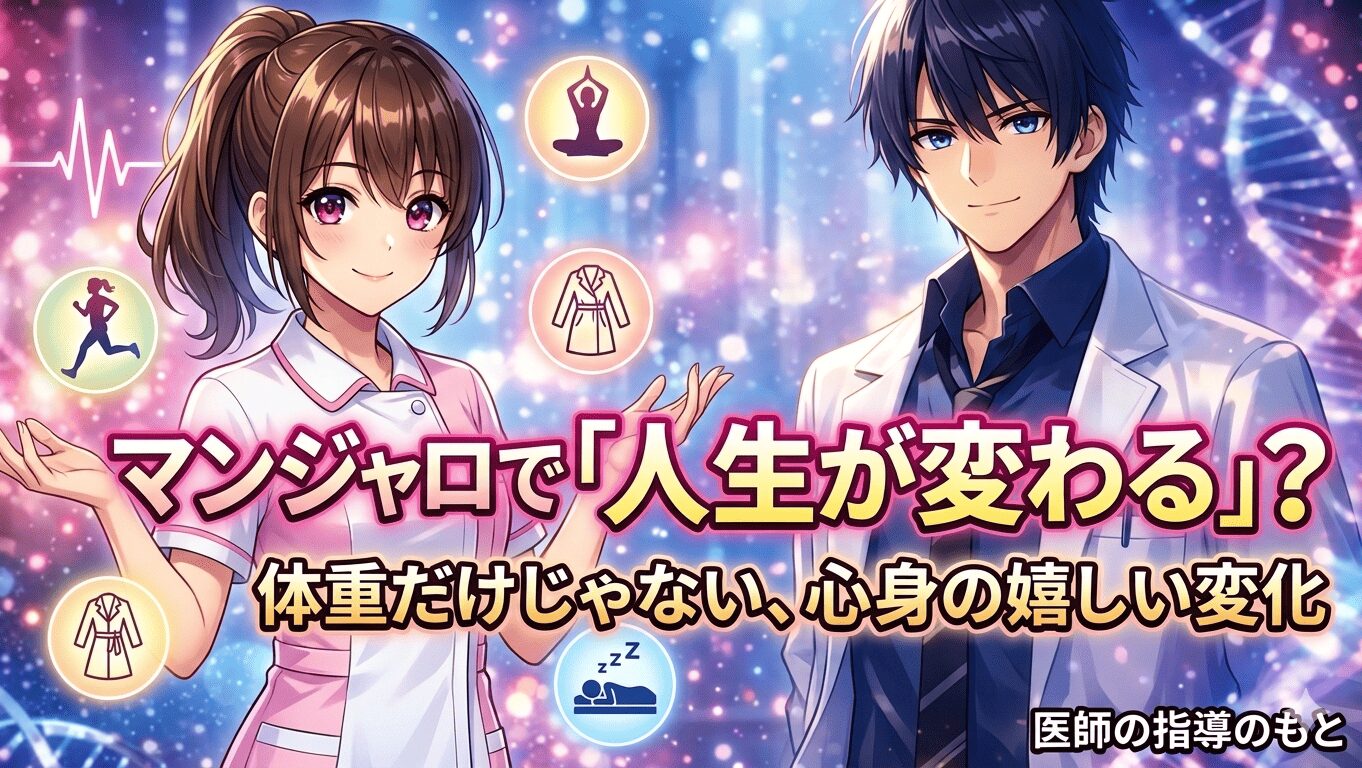 マンジャロダイエットで人生が変わる？効果で輝く新しい日常の秘訣