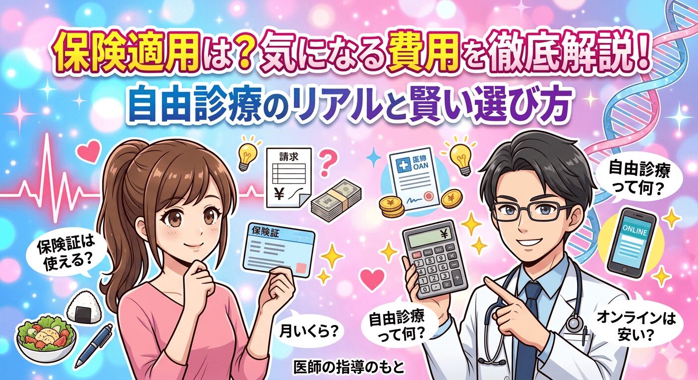 マンジャロダイエット、保険適用は無理？賢い費用選びと始め方