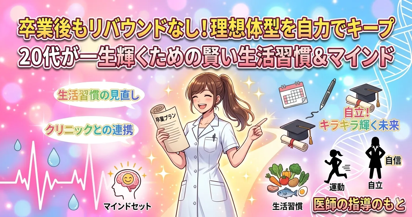 マンジャロダイエット「卒業」後も輝く私へ！理想体型を維持する賢い方法