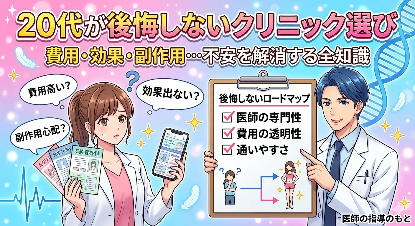 マンジャロダイエットで後悔しない！20代向けクリニック選びの全知識