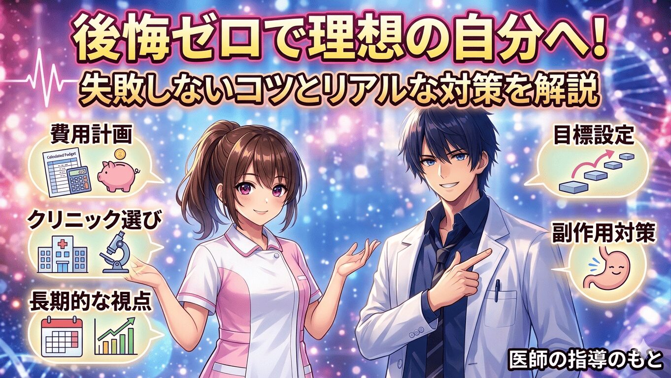 マンジャロダイエットで後悔を避ける！失敗談から学ぶリアルな回避策