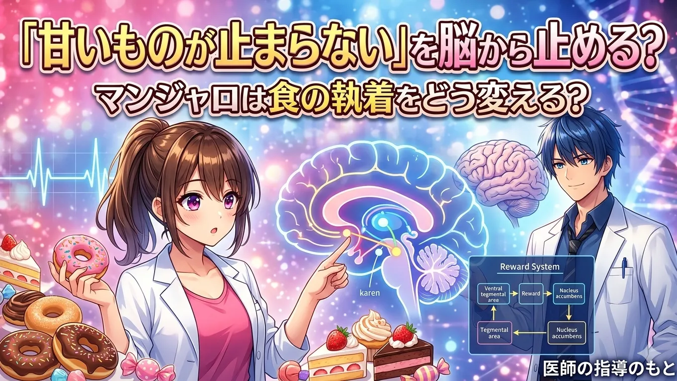 マンジャロが脳の報酬系に与える影響とは？科学と実感でわかりやすく解説